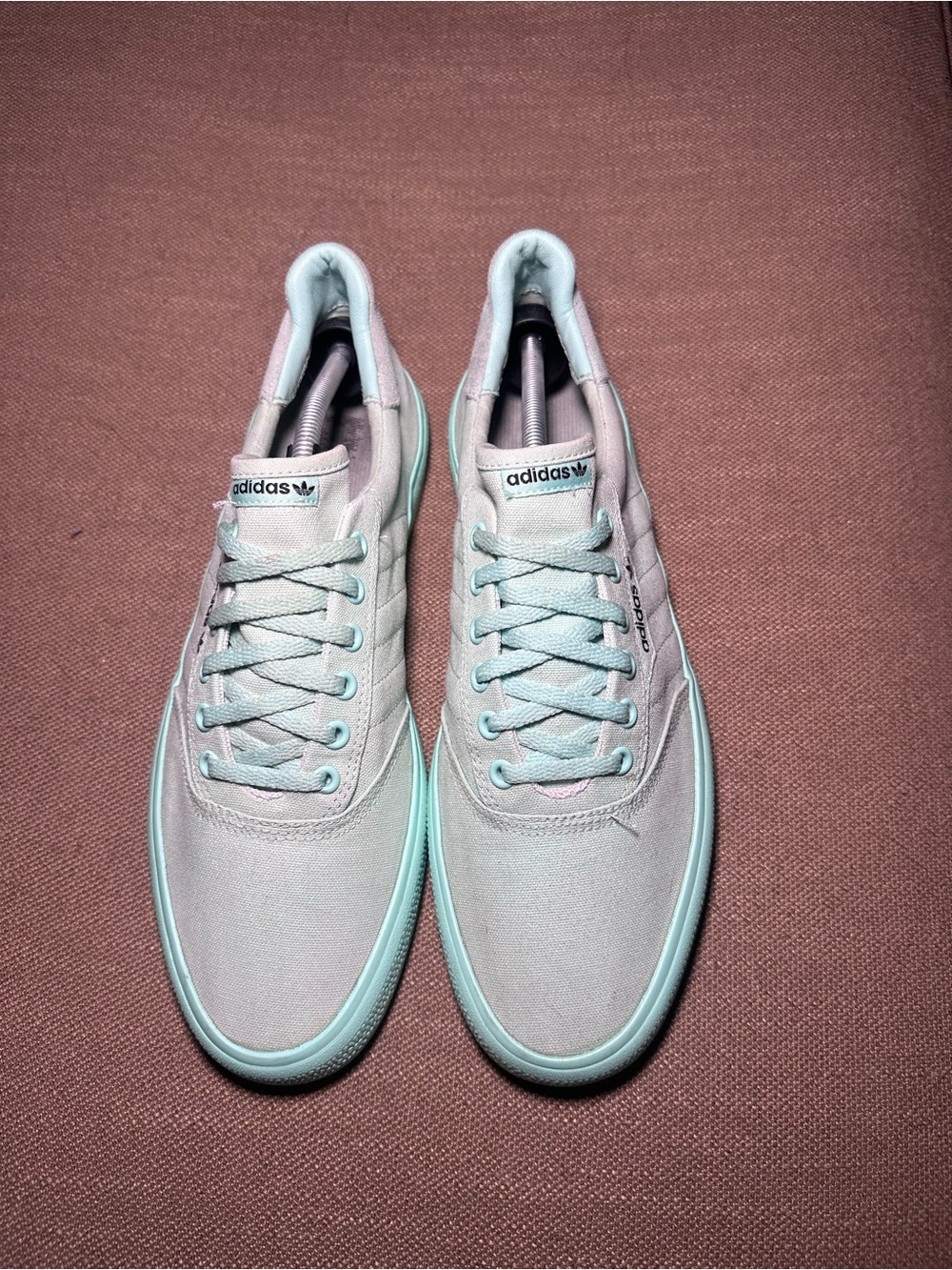 Adidas 3MC Vulc Light Mint Green Sneakers size 11.5